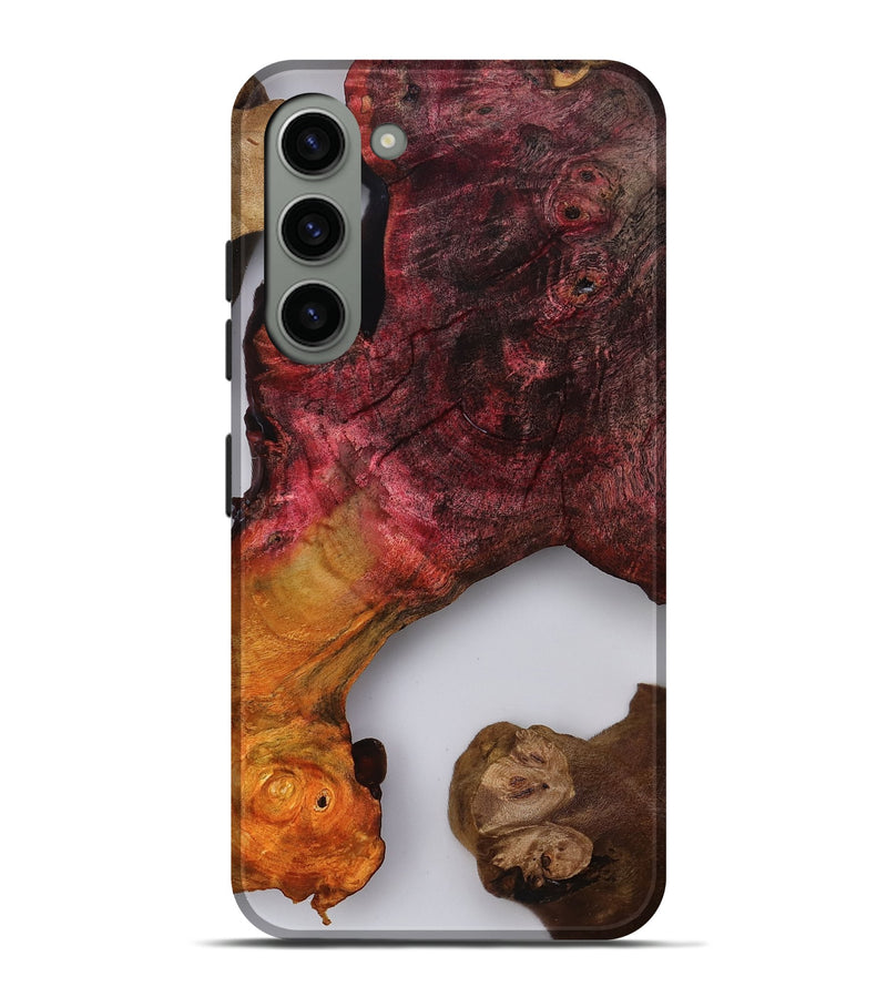 Galaxy S23 Plus Wood Live Edge Phone Case - Elyssa (Clear, 818007)
