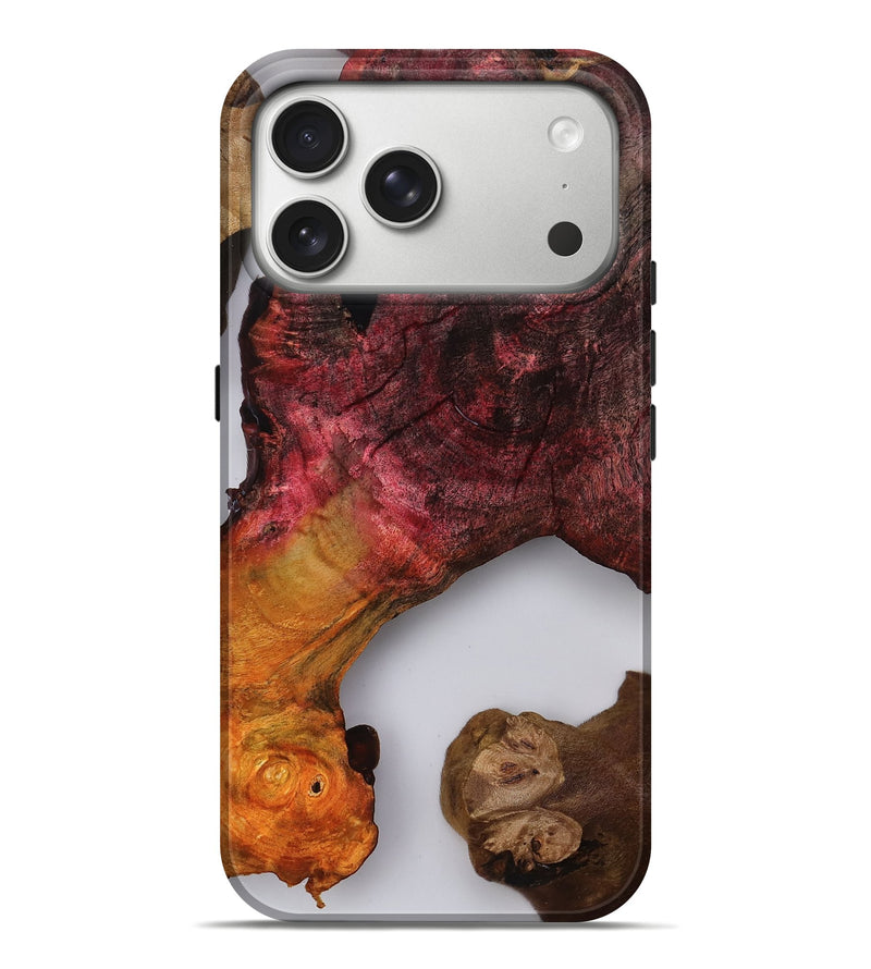 iPhone 17 Pro Max Wood Live Edge Phone Case - Elyssa (Clear, 818007)