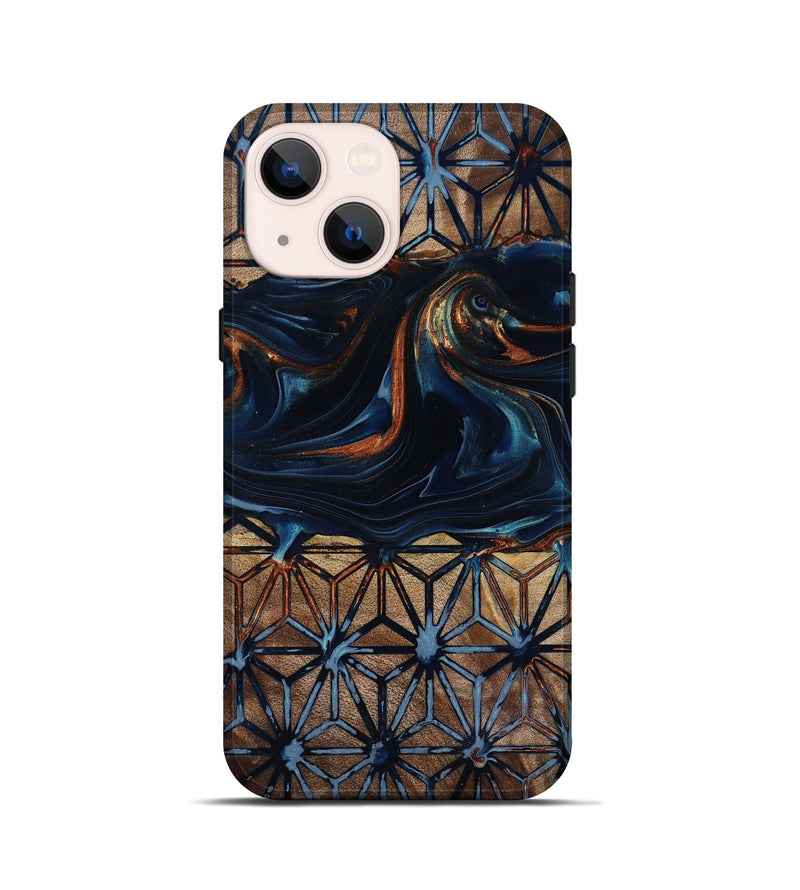 iPhone 13 mini Wood Live Edge Phone Case - Elliot (Pattern, 818008)