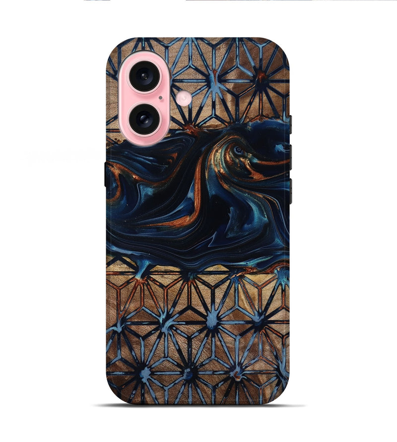 iPhone 16 Wood Live Edge Phone Case - Elliot (Pattern, 818008)