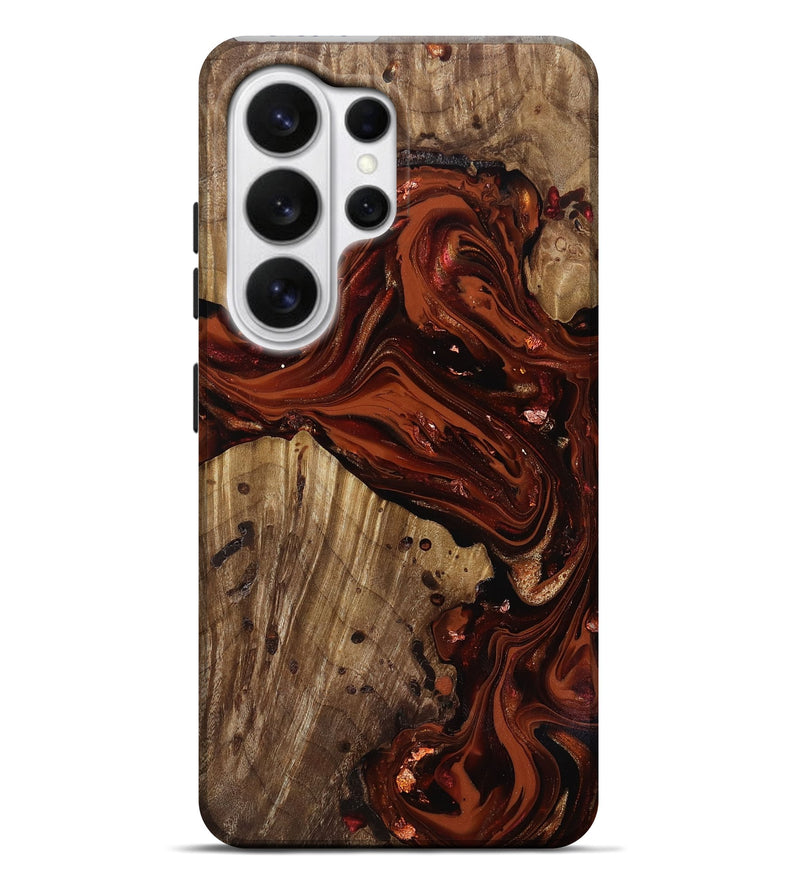 Galaxy S26 Ultra Wood Live Edge Phone Case - Manuela (Red, 818010)