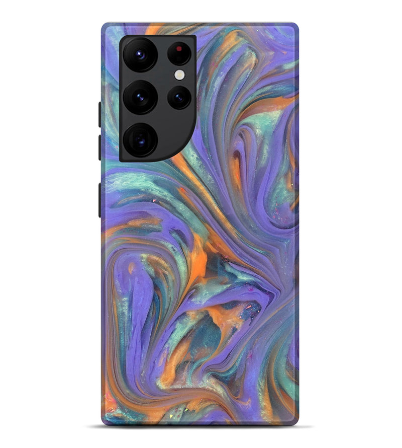 Galaxy S22 Ultra ResinArt Live Edge Phone Case - Brendan (Purple, 818011)