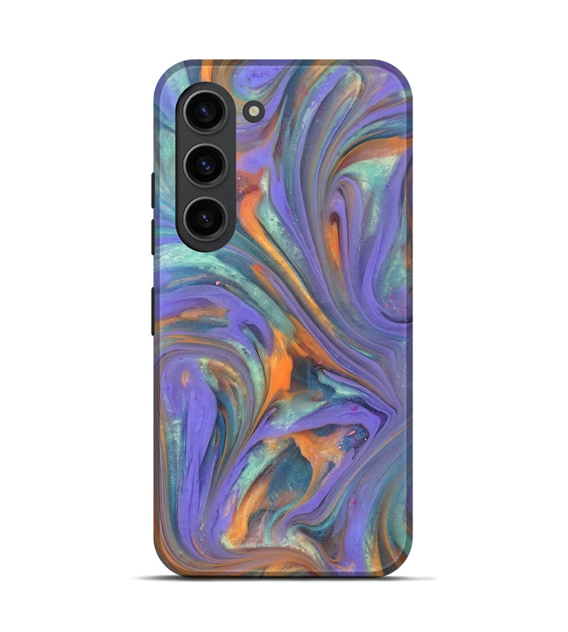 Galaxy S23 ResinArt Live Edge Phone Case - Brendan (Purple, 818011)