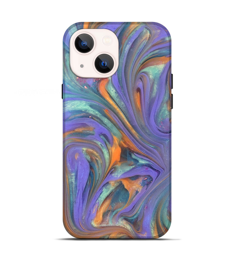 iPhone 13 ResinArt Live Edge Phone Case - Brendan (Purple, 818011)