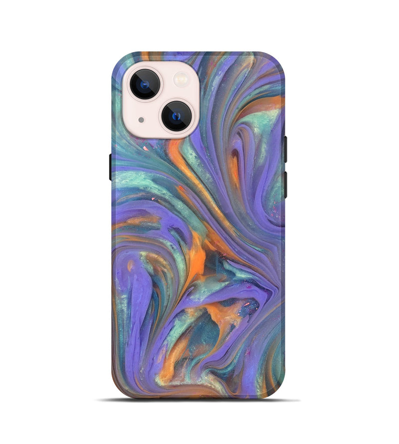 iPhone 13 mini ResinArt Live Edge Phone Case - Brendan (Purple, 818011)