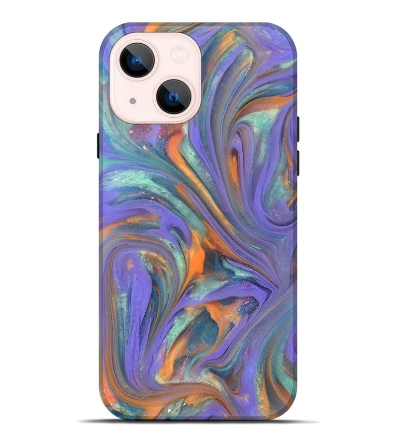 iPhone 14 Plus ResinArt Live Edge Phone Case - Brendan (Purple, 818011)