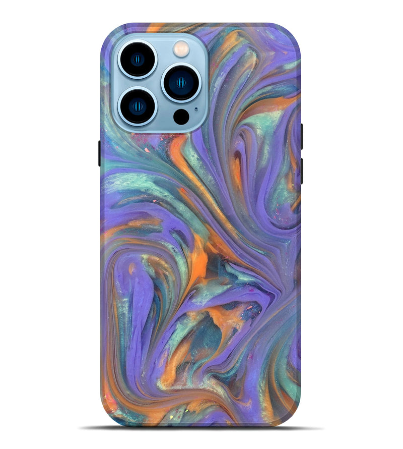 iPhone 14 Pro Max ResinArt Live Edge Phone Case - Brendan (Purple, 818011)