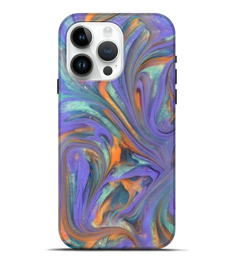 iPhone 15 Pro Max ResinArt Live Edge Phone Case - Brendan (Purple, 818011)