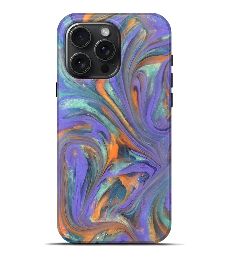 iPhone 16 Pro Max ResinArt Live Edge Phone Case - Brendan (Purple, 818011)