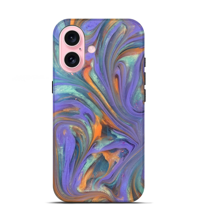 iPhone 17 ResinArt Live Edge Phone Case - Brendan (Purple, 818011)