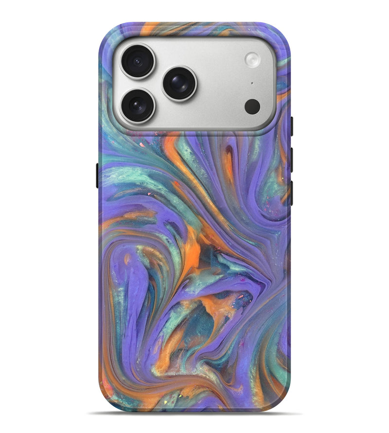iPhone 17 Pro Max ResinArt Live Edge Phone Case - Brendan (Purple, 818011)