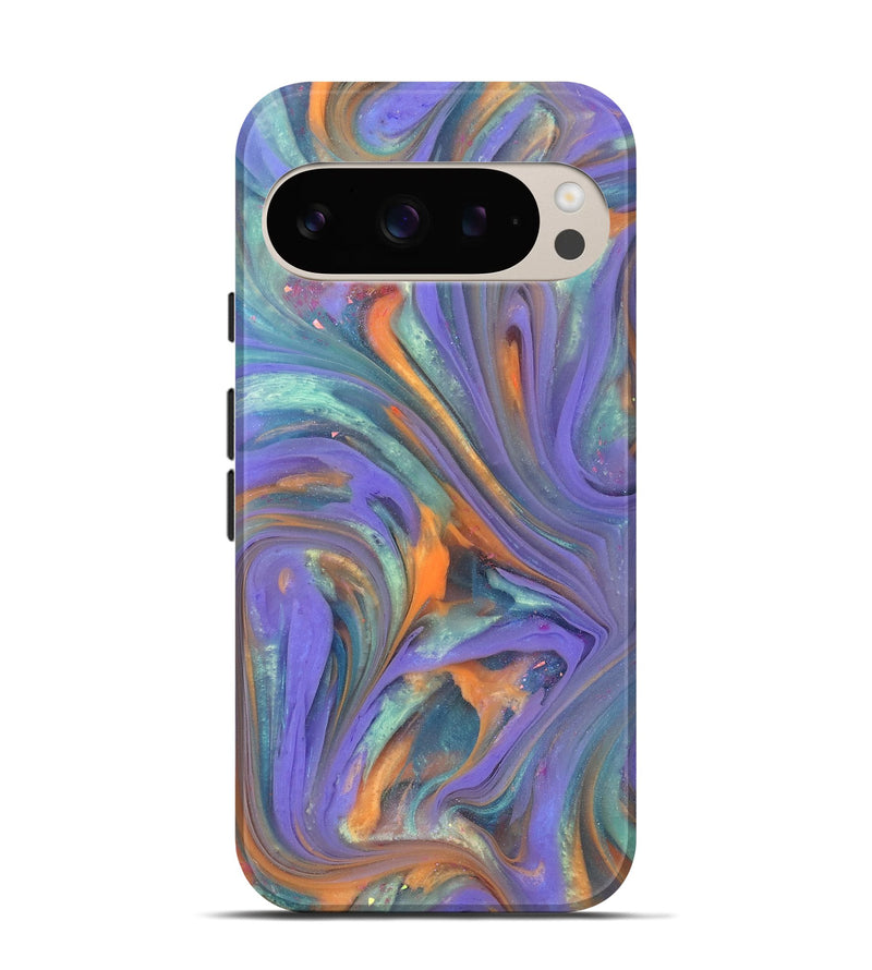 Pixel 9 ResinArt Live Edge Phone Case - Brendan (Purple, 818011)