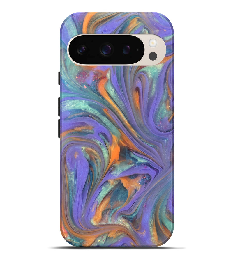 Pixel 9 Pro XL ResinArt Live Edge Phone Case - Brendan (Purple, 818011)