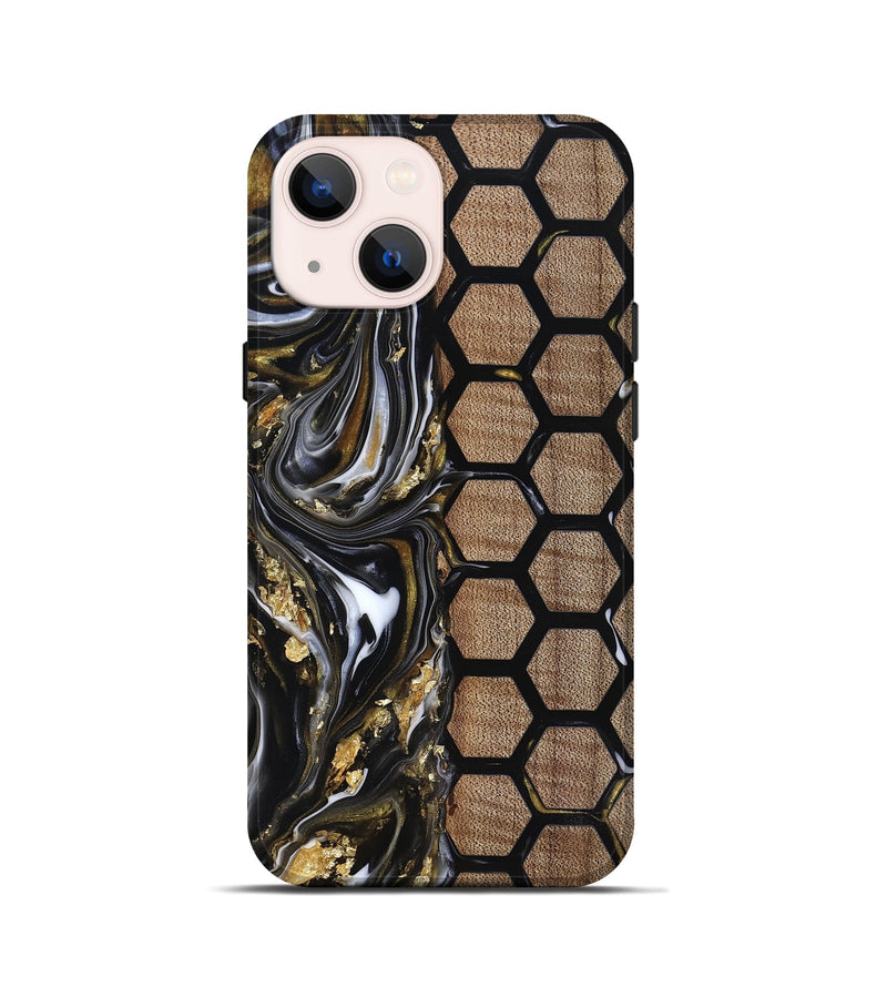 iPhone 13 mini Wood Live Edge Phone Case - Juliet (Pattern, 818013)
