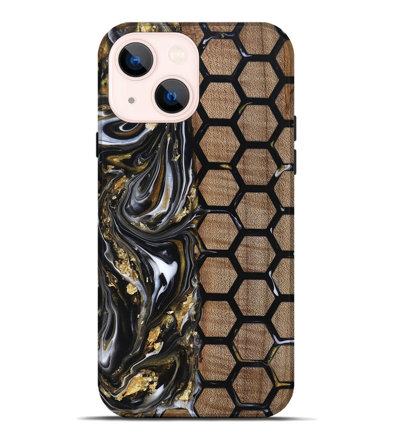 iPhone 14 Plus Wood Live Edge Phone Case - Juliet (Pattern, 818013)