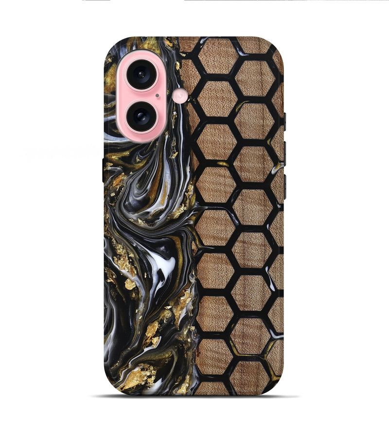 iPhone 16 Wood Live Edge Phone Case - Juliet (Pattern, 818013)