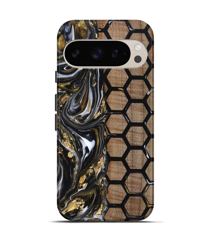 Pixel 9 Pro Wood Live Edge Phone Case - Juliet (Pattern, 818013)