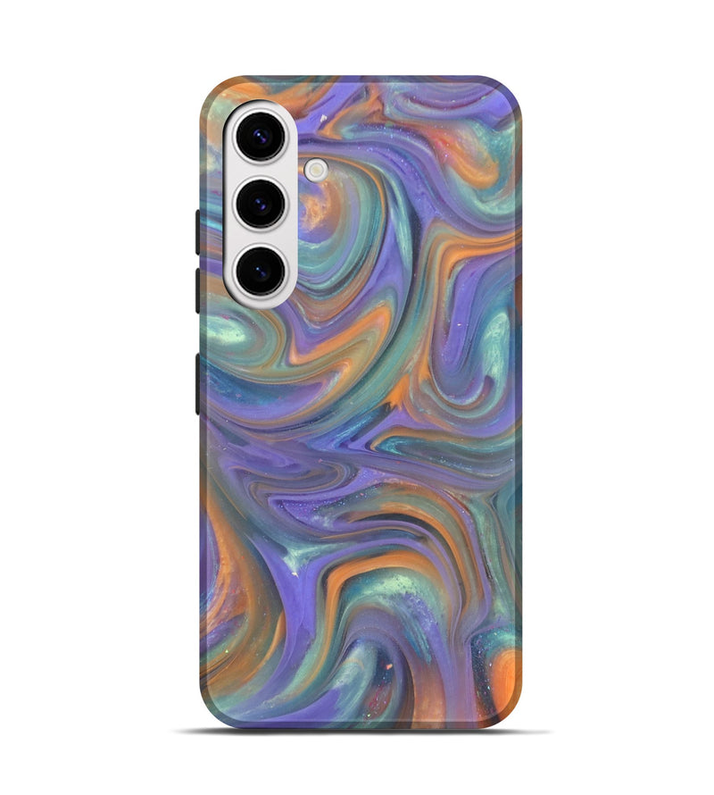 Galaxy S25 ResinArt Live Edge Phone Case - Joslyn (Purple, 818015)