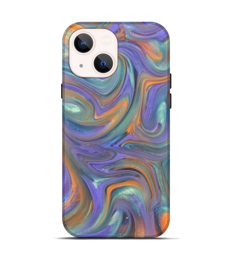 iPhone 14 ResinArt Live Edge Phone Case - Joslyn (Purple, 818015)