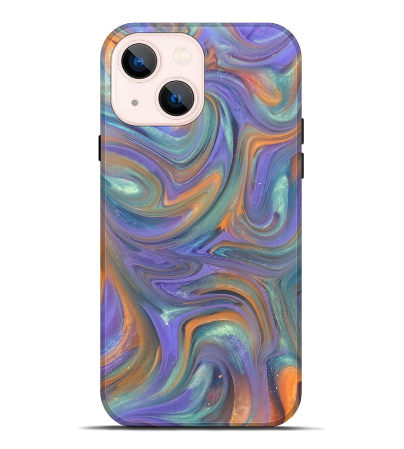 iPhone 14 Plus ResinArt Live Edge Phone Case - Joslyn (Purple, 818015)