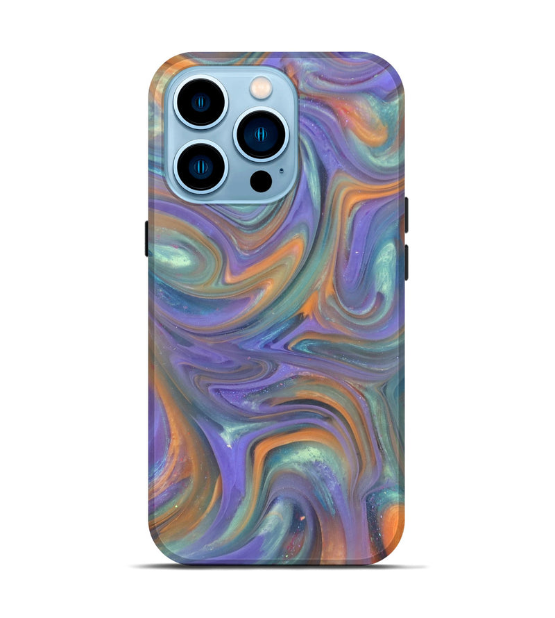iPhone 14 Pro ResinArt Live Edge Phone Case - Joslyn (Purple, 818015)