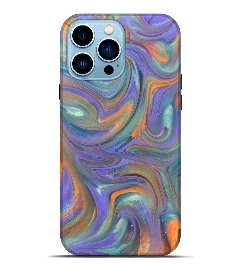 iPhone 14 Pro Max ResinArt Live Edge Phone Case - Joslyn (Purple, 818015)
