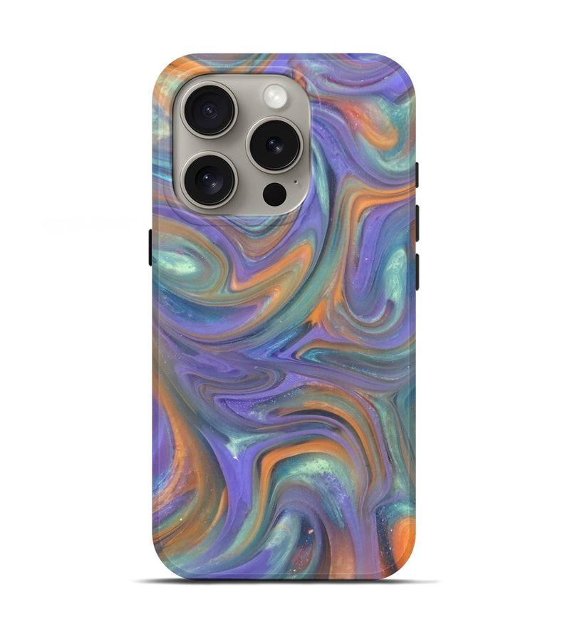 iPhone 16 Pro ResinArt Live Edge Phone Case - Joslyn (Purple, 818015)
