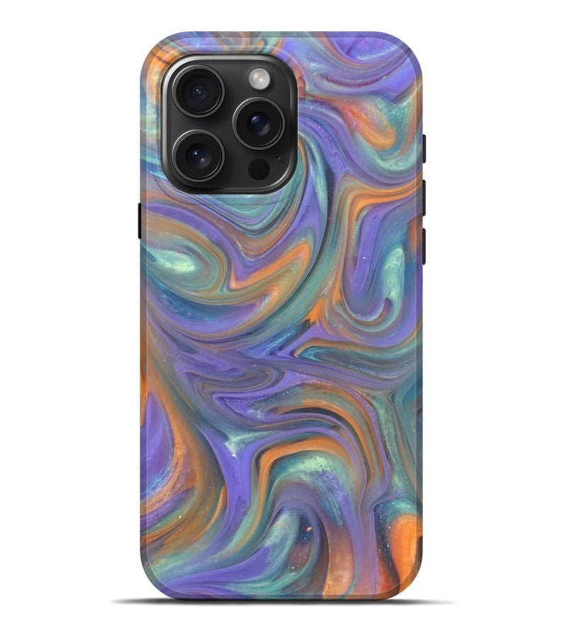 iPhone 16 Pro Max ResinArt Live Edge Phone Case - Joslyn (Purple, 818015)