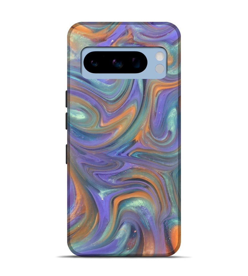 Pixel 8 Pro ResinArt Live Edge Phone Case - Joslyn (Purple, 818015)