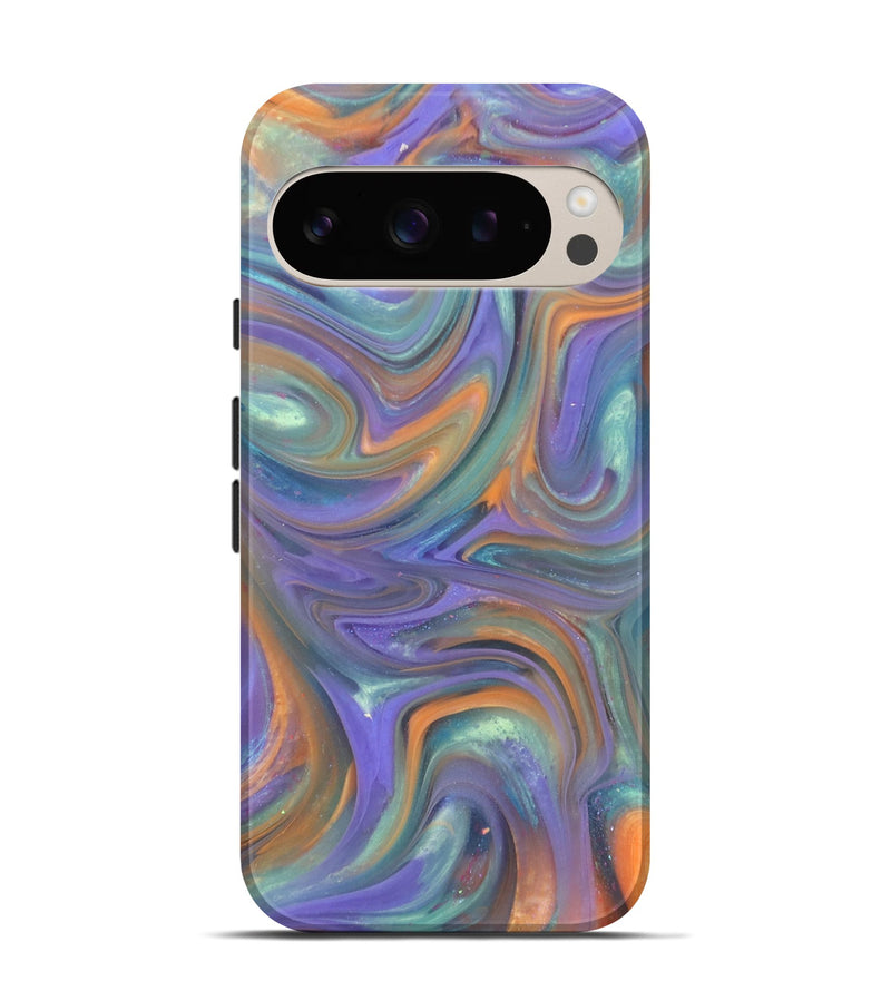 Pixel 9 ResinArt Live Edge Phone Case - Joslyn (Purple, 818015)