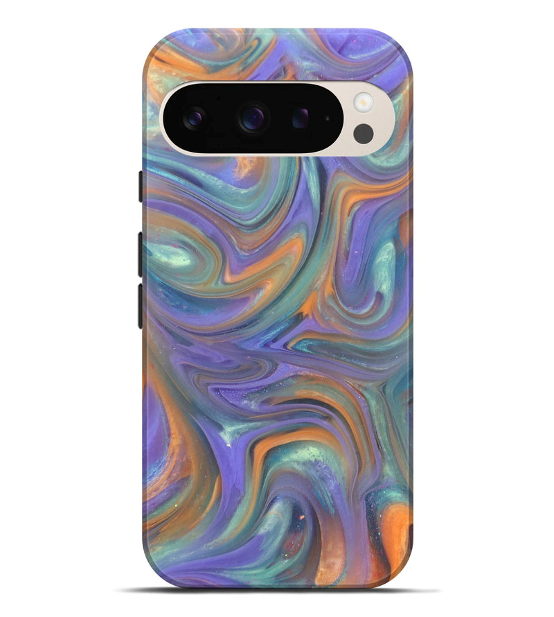 Pixel 9 Pro XL ResinArt Live Edge Phone Case - Joslyn (Purple, 818015)