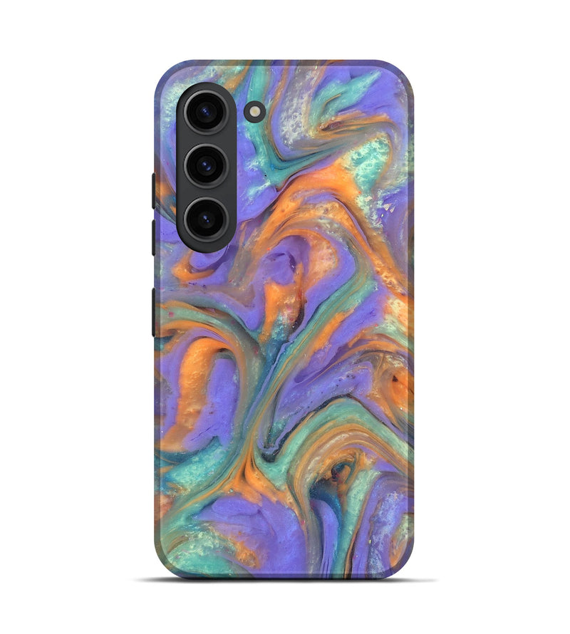 Galaxy S23 ResinArt Live Edge Phone Case - Danette (Purple, 818018)