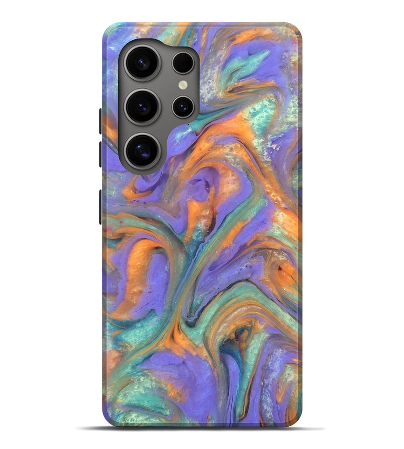 Galaxy S25 Ultra ResinArt Live Edge Phone Case - Danette (Purple, 818018)