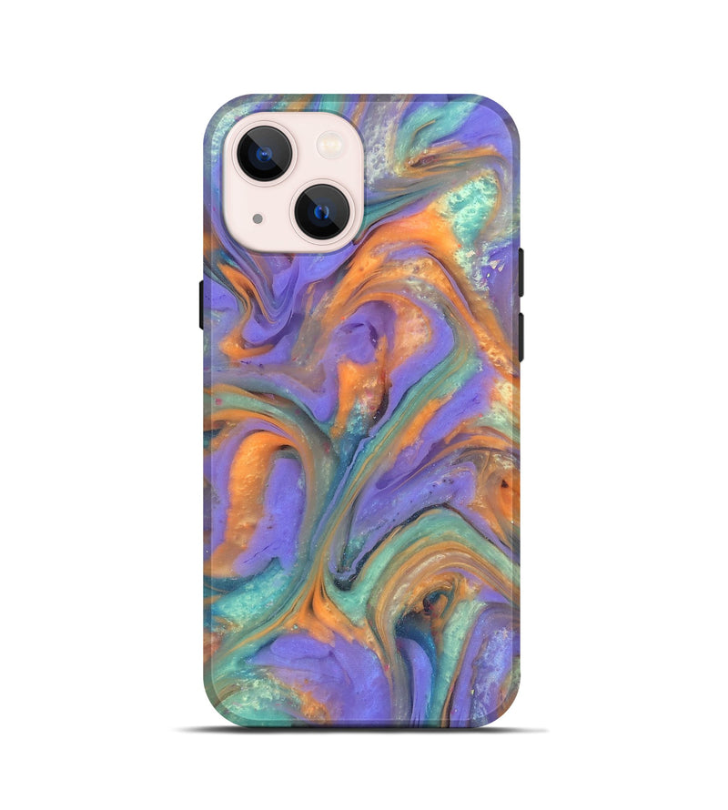iPhone 13 mini ResinArt Live Edge Phone Case - Danette (Purple, 818018)