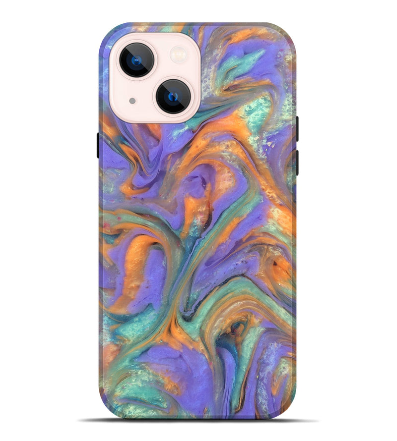 iPhone 14 Plus ResinArt Live Edge Phone Case - Danette (Purple, 818018)