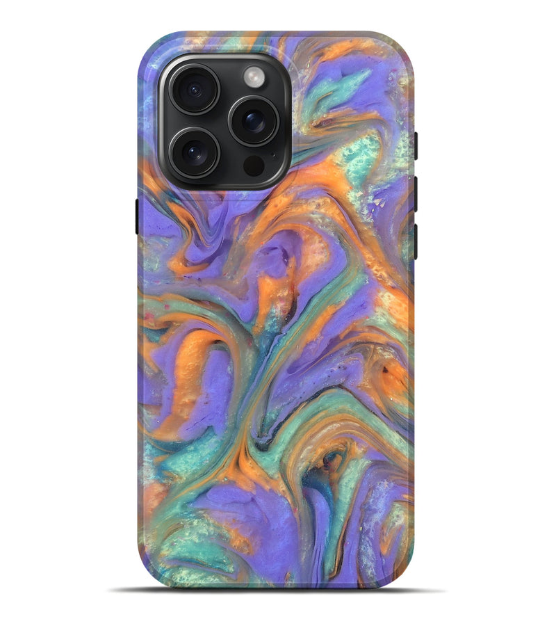iPhone 16 Pro Max ResinArt Live Edge Phone Case - Danette (Purple, 818018)