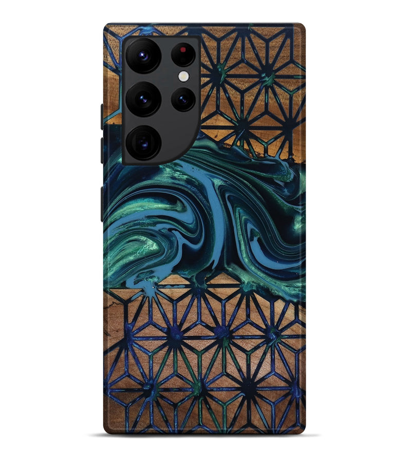 Galaxy S22 Ultra Wood Live Edge Phone Case - Pattie (Pattern, 818019)