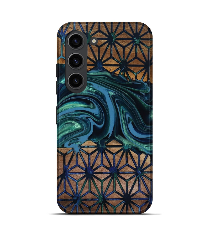 Galaxy S23 Wood Live Edge Phone Case - Pattie (Pattern, 818019)