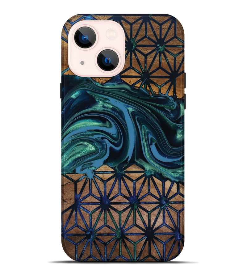iPhone 14 Plus Wood Live Edge Phone Case - Pattie (Pattern, 818019)