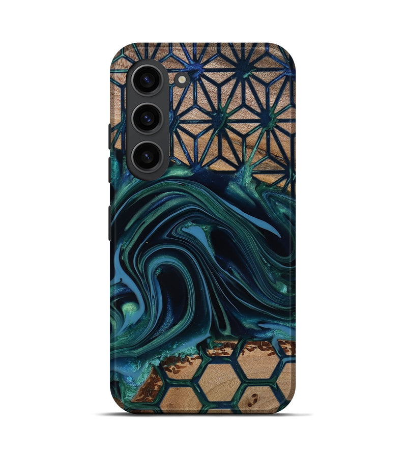Galaxy S23 Wood Live Edge Phone Case - Rhianna (Pattern, 818020)