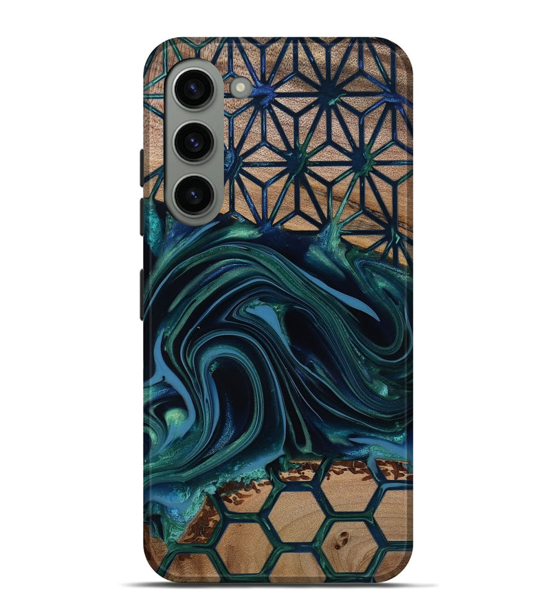 Galaxy S23 Plus Wood Live Edge Phone Case - Rhianna (Pattern, 818020)