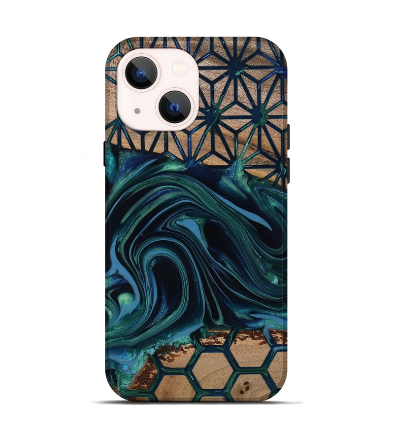 iPhone 14 Wood Live Edge Phone Case - Rhianna (Pattern, 818020)