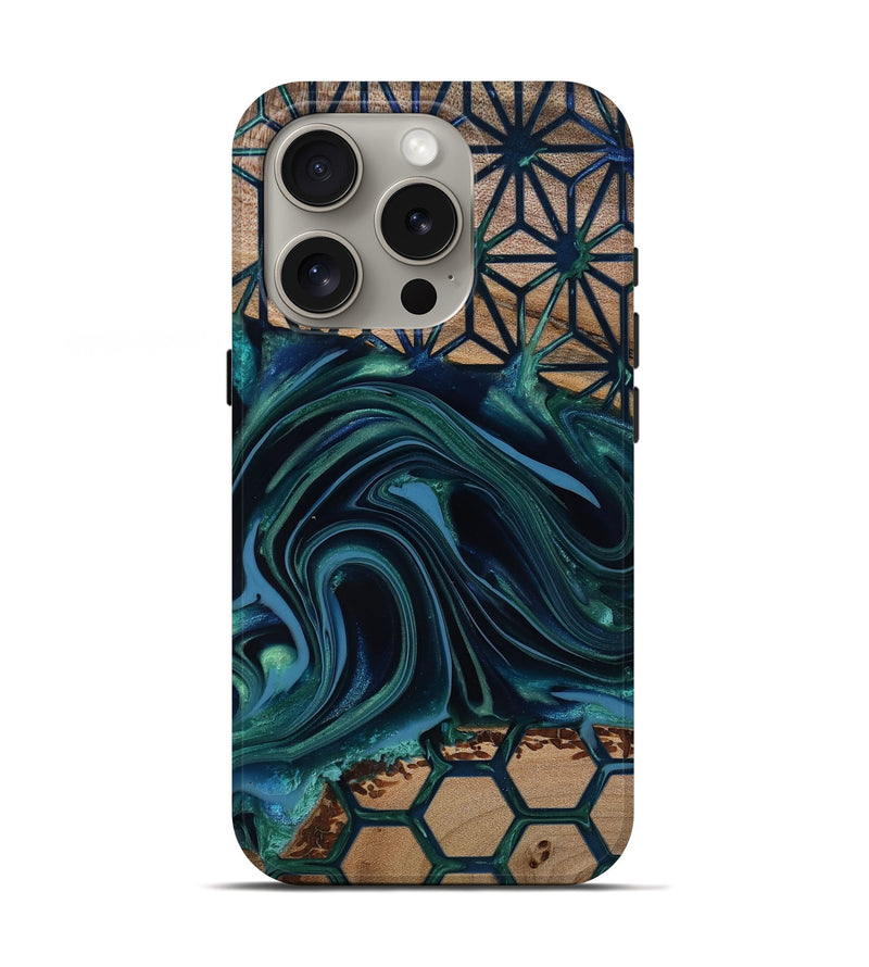 iPhone 16 Pro Wood Live Edge Phone Case - Rhianna (Pattern, 818020)