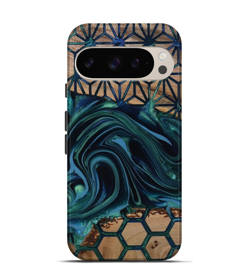 Pixel 9 Wood Live Edge Phone Case - Rhianna (Pattern, 818020)