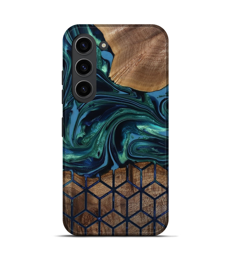 Galaxy S23 Wood Live Edge Phone Case - Myrtice (Pattern, 818023)