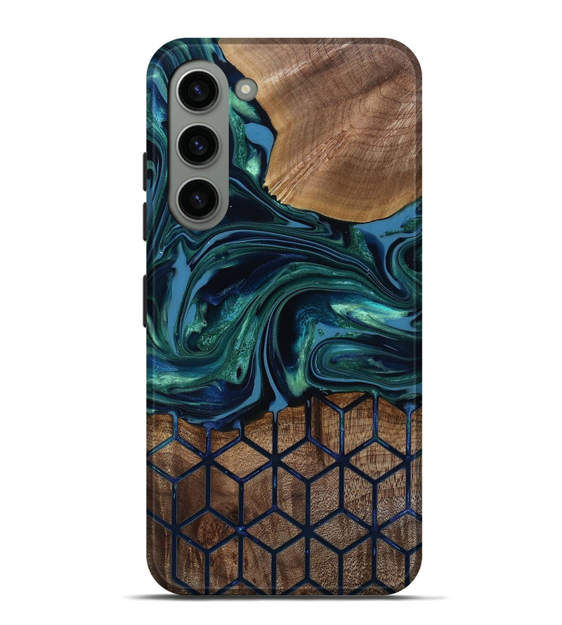 Galaxy S23 Plus Wood Live Edge Phone Case - Myrtice (Pattern, 818023)