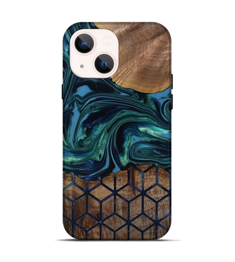 iPhone 13 Wood Live Edge Phone Case - Myrtice (Pattern, 818023)
