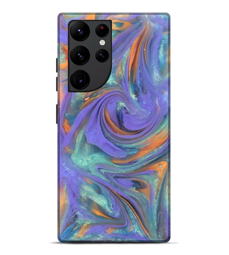 Galaxy S22 Ultra ResinArt Live Edge Phone Case - Regina (Purple, 818024)