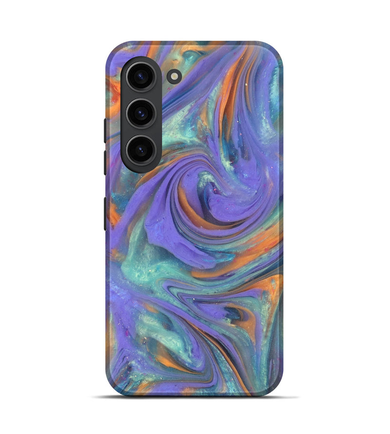 Galaxy S23 ResinArt Live Edge Phone Case - Regina (Purple, 818024)