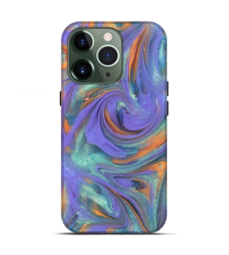 iPhone 13 Pro ResinArt Live Edge Phone Case - Regina (Purple, 818024)
